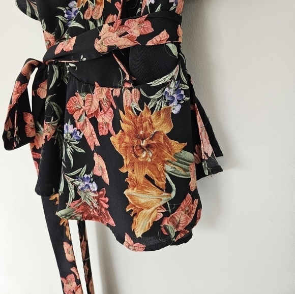 women's DEX wrap blouse size small - Picture 3 of 10